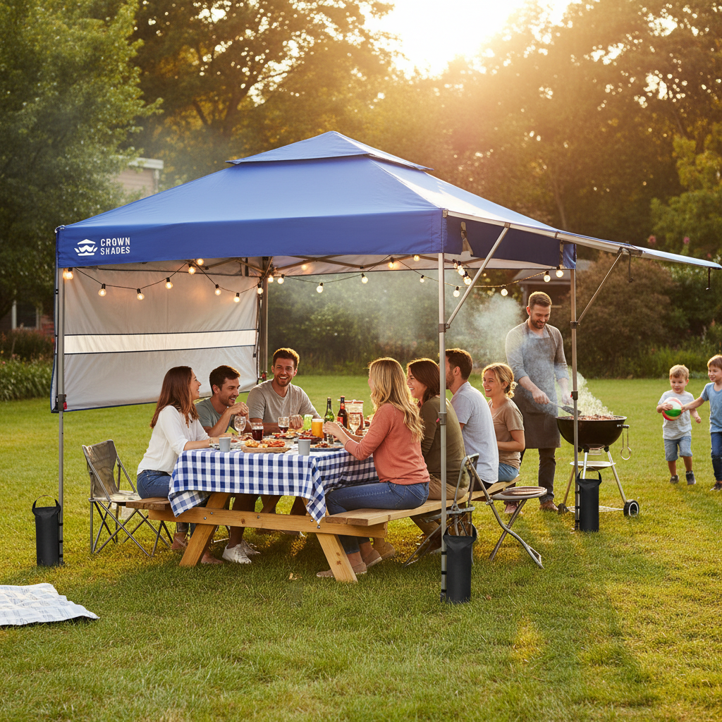 Why the Crown Shades 10×18 Pop-Up Canopy Tent Is Perfect for Large Outdoor Gatherings