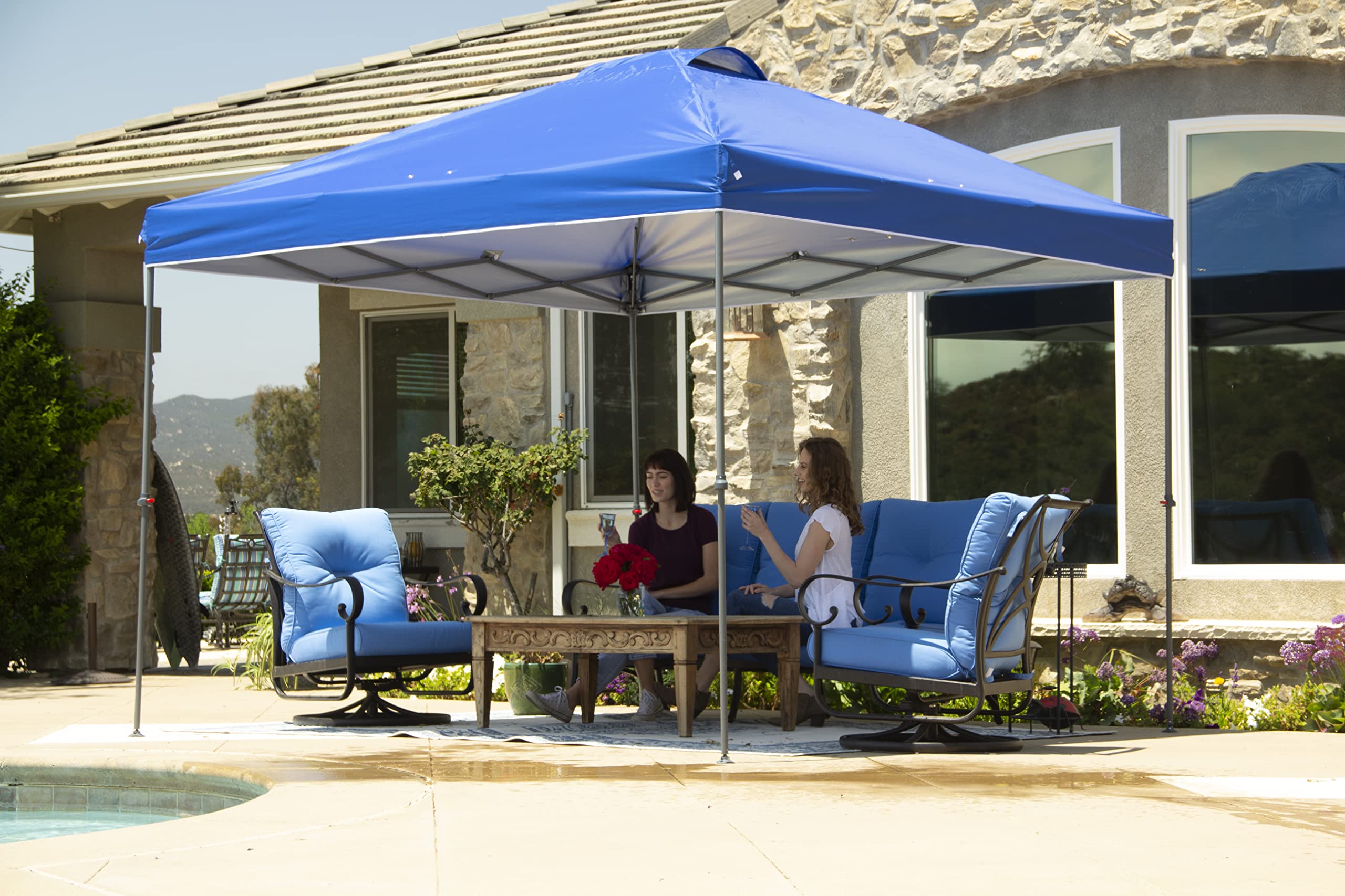 Carpa plegable 10x10 con bolsa de transporte – Refugio portátil para deportes y eventos