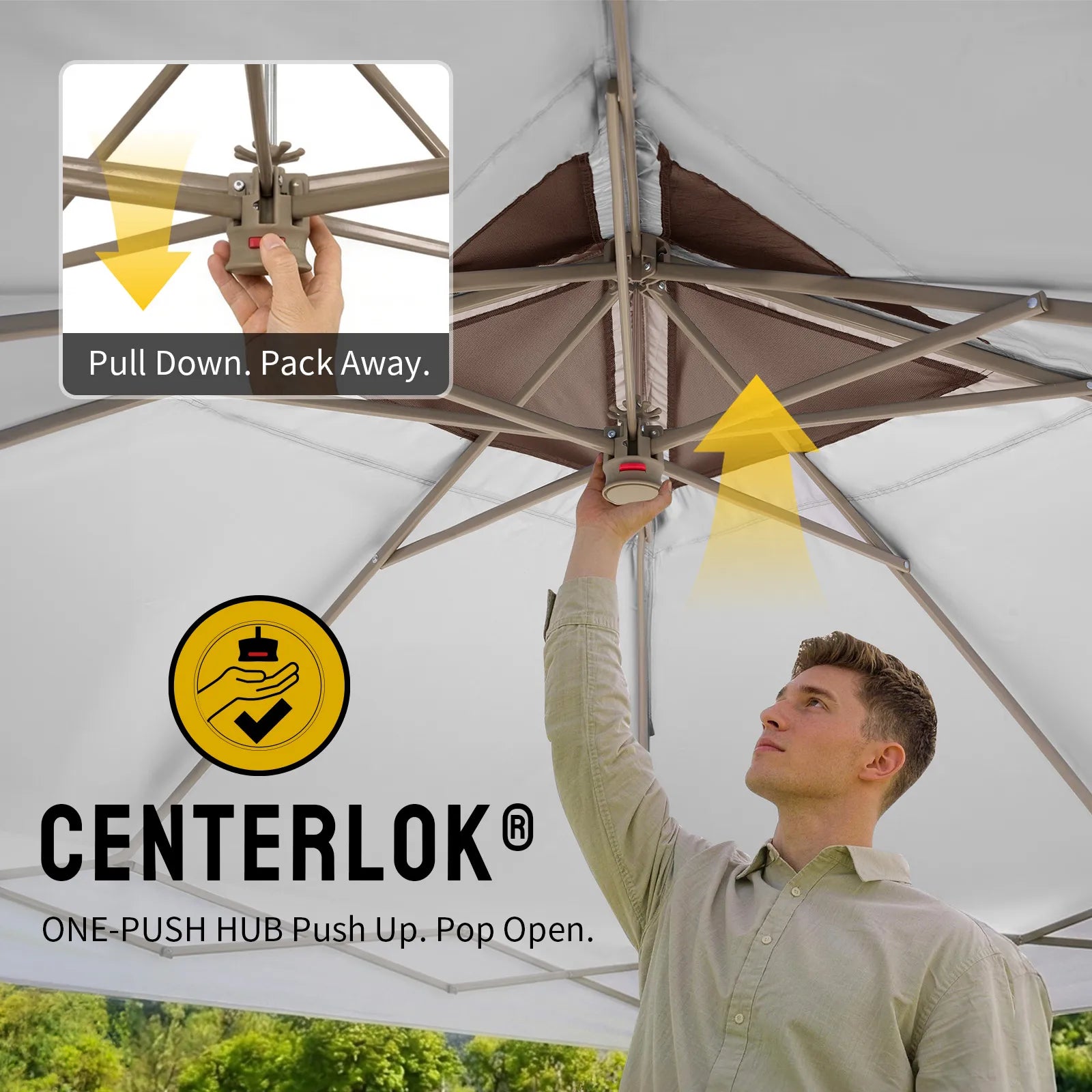 Vista-Ready 10'x10' Gazebo | Mesh Walls