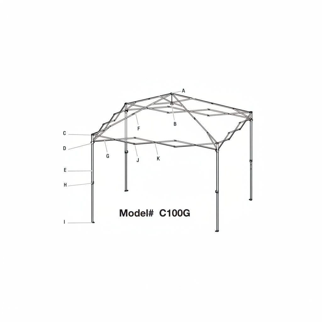 Pièces de rechange | Barnum 10'x10' | Modèle C100G
