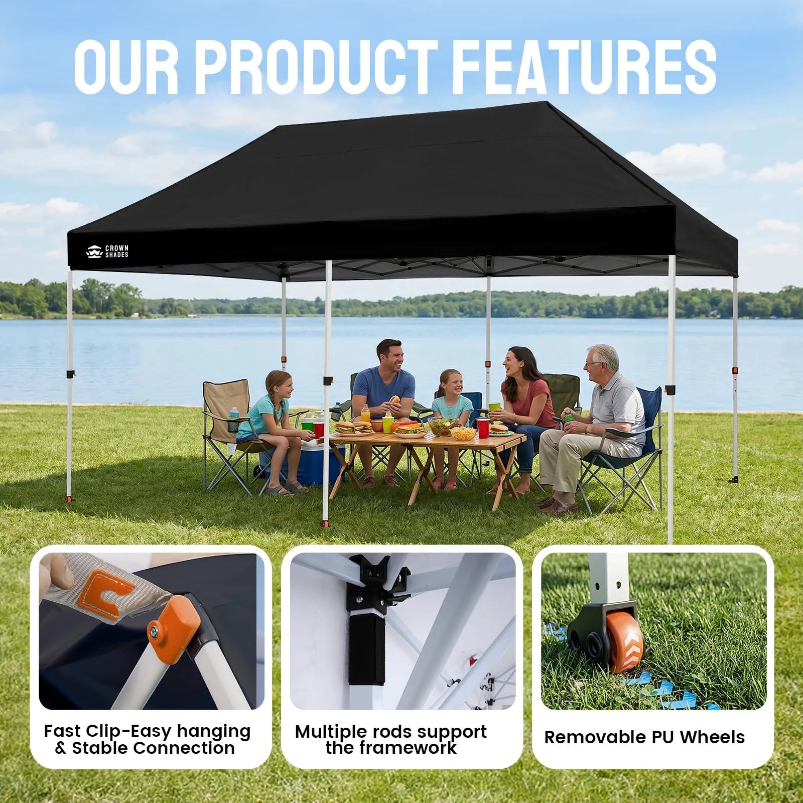 Swift-Lock 10‘×15' Toldo instantáneo