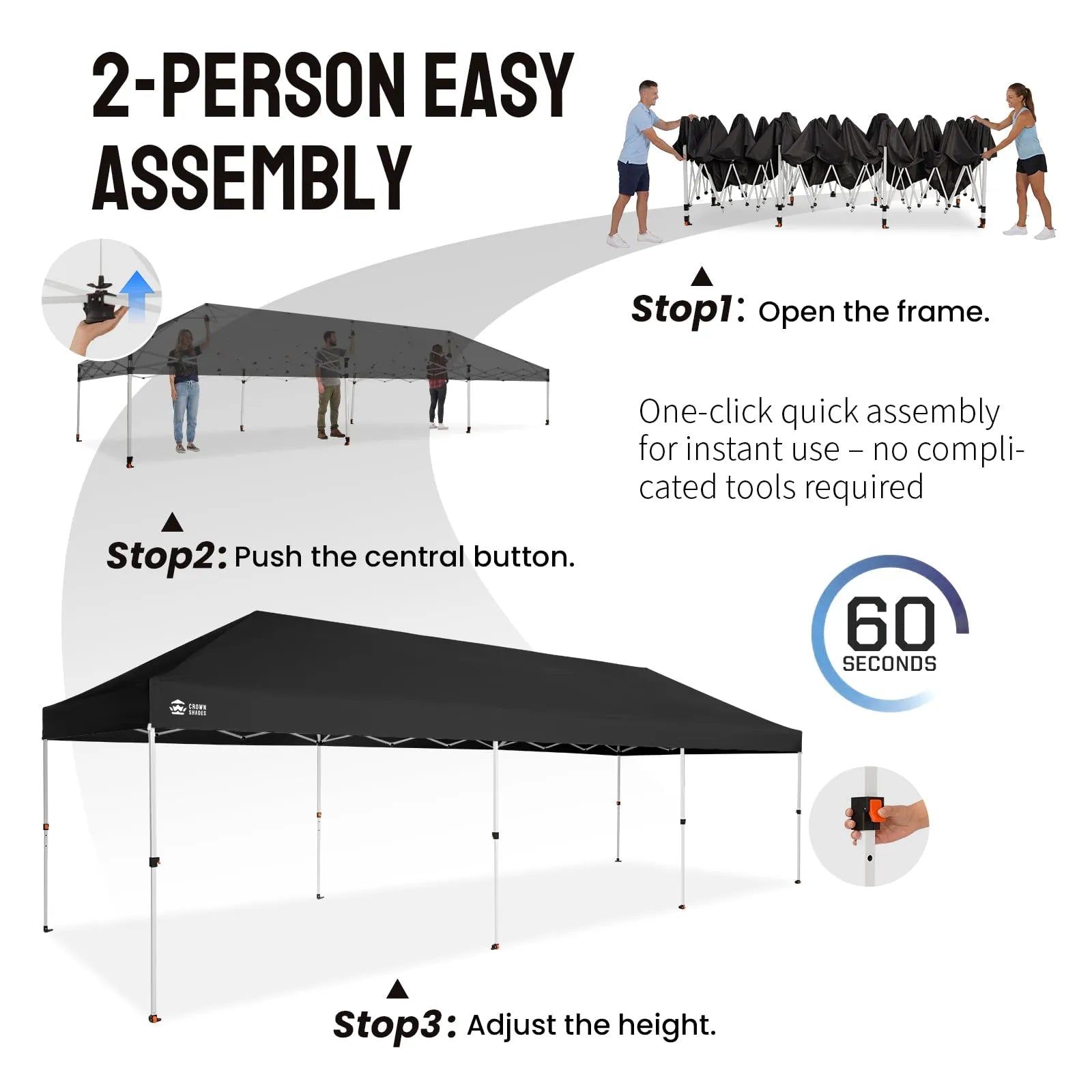 Swift-Lock Carpa Instantánea 10'x30'