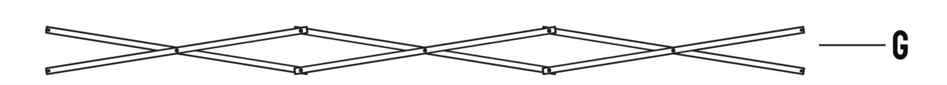 Pièces de rechange 10x10 pour auvent commercial modèle C100W-S4