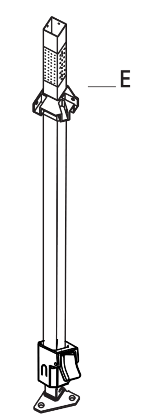 Repuestos 10x10 para toldo comercial modelo C100H