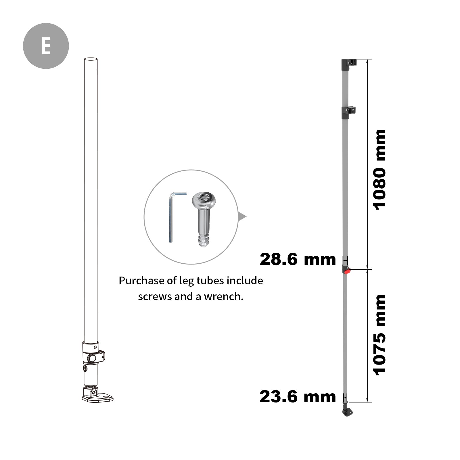Replacement Parts for 10*10 Pop up Canopy Model TS100A