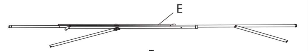 Reemplazo de pieza para toldo de 13 pies x 13 pies (GA169Q)