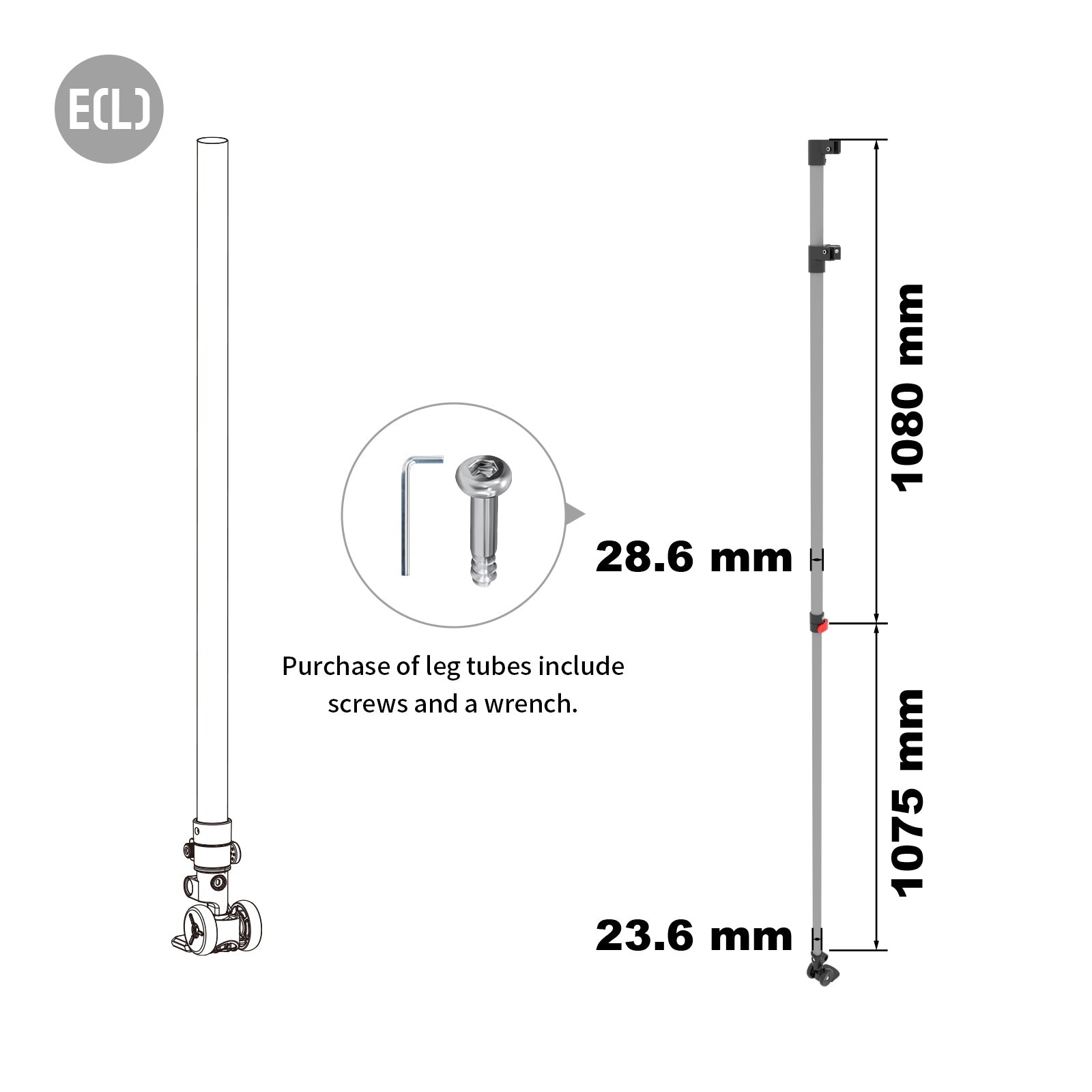 Replacement Parts for 10*10 Pop up Canopy Model TS100A