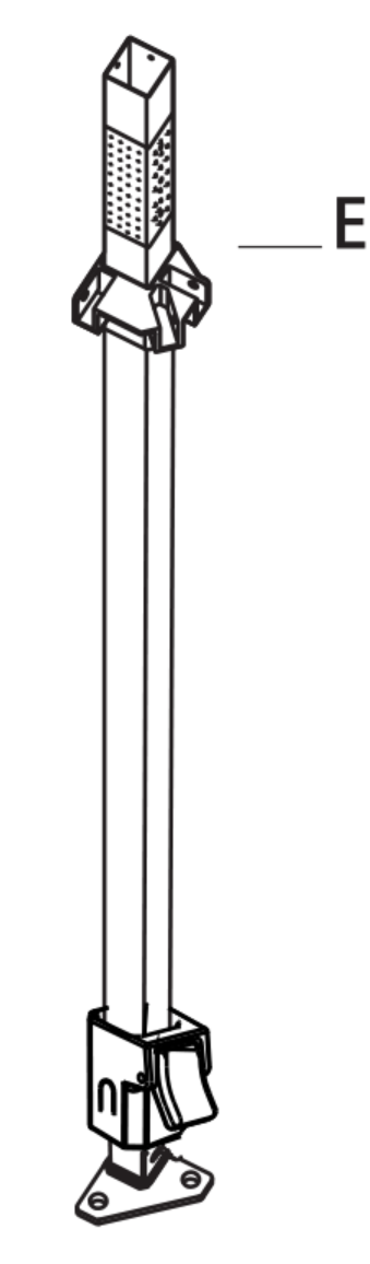 10x10 Replacement Parts for Commercial Canopy Model HPP100