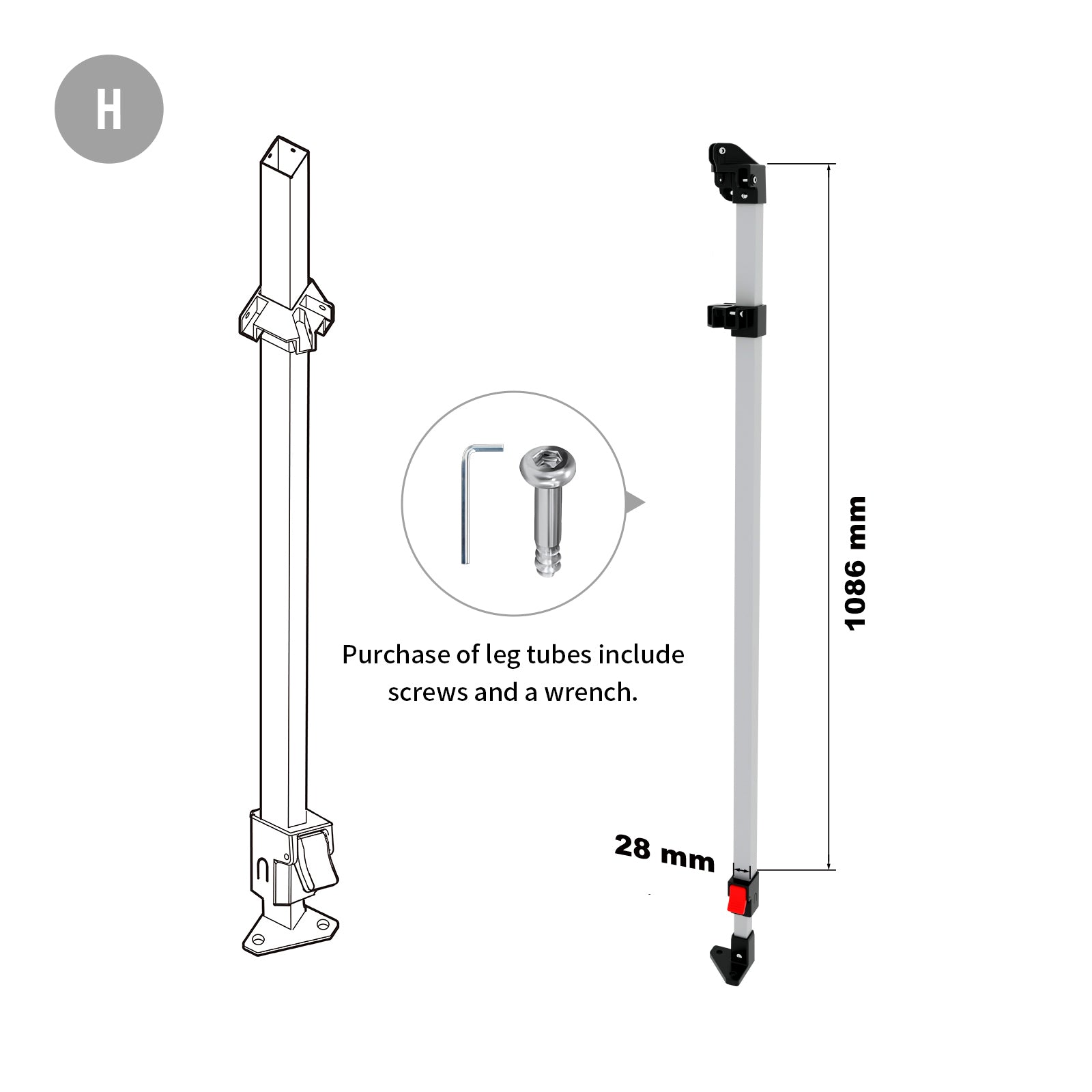 Ricambio per Gazebo CROWN SHADES GA169