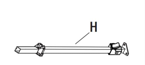 Reemplazo de pieza para toldo de 13 pies x 13 pies (GA169Q)