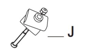 Reemplazo de pieza para toldo de 13 pies x 13 pies (GA169Q)