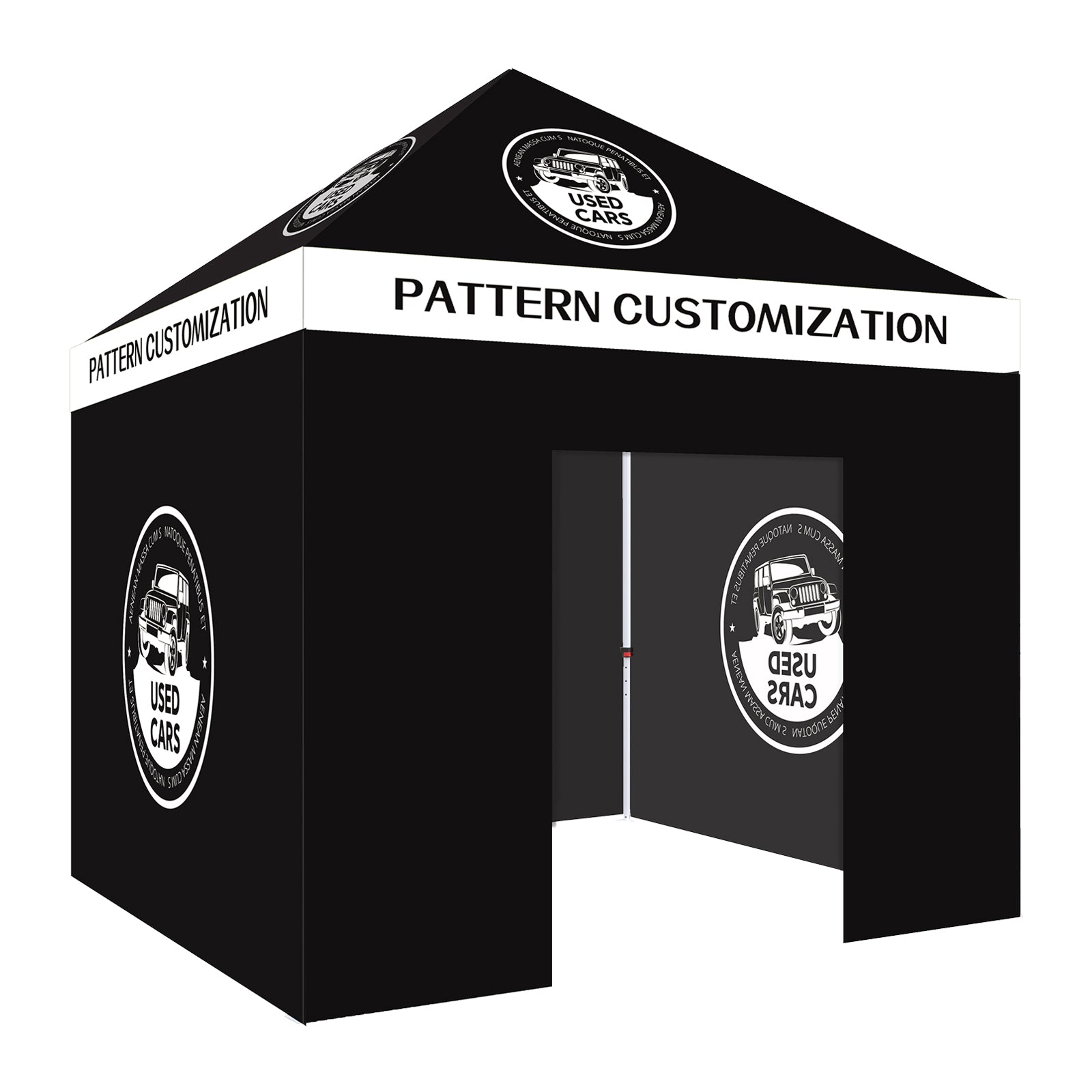 Carpa personalizada Solarex con estructura completamente de acero