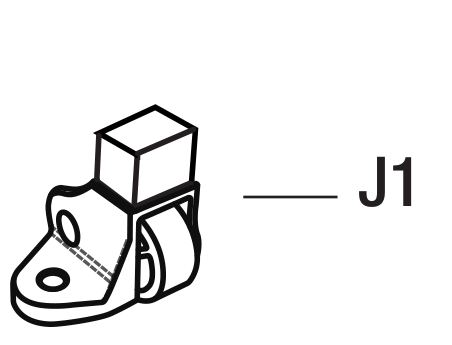 Repuesto Par para toldo instantáneo de 8 ft. x 8 ft. (NS CL64B)