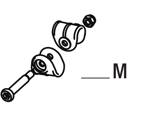 Repuesto Par para toldo instantáneo de 8 ft. x 8 ft. (NS CL64B)