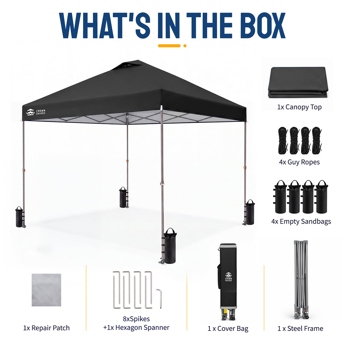 Flex-Lift 10' x 10' Canopy | Infinite Height Adjustment