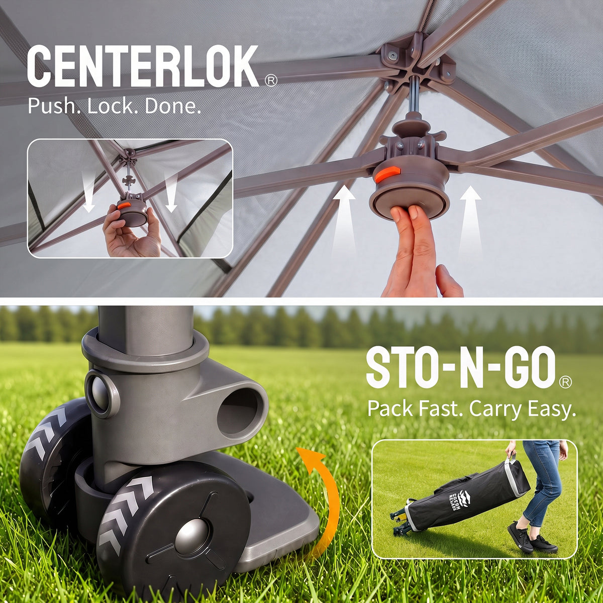 Flex-Lift 10' x 10' Canopy | Infinite Height Adjustment