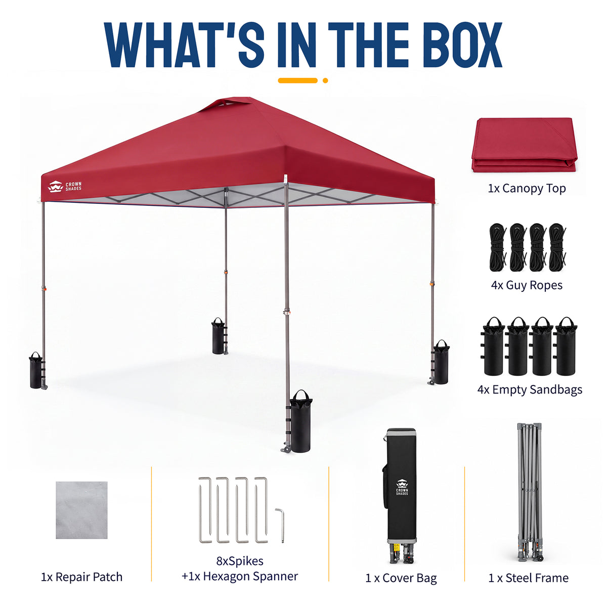 Flex-Lift 10' x 10' Canopy | Infinite Height Adjustment