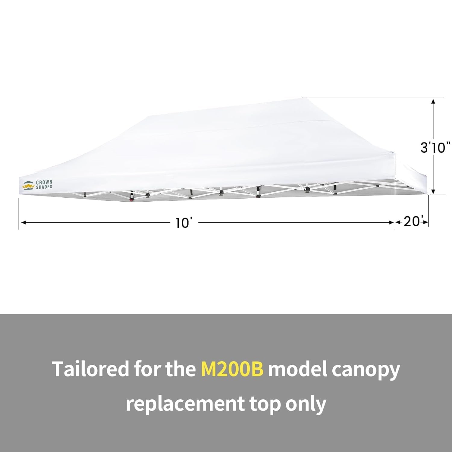 Toldo de repuesto para carpa 10x20