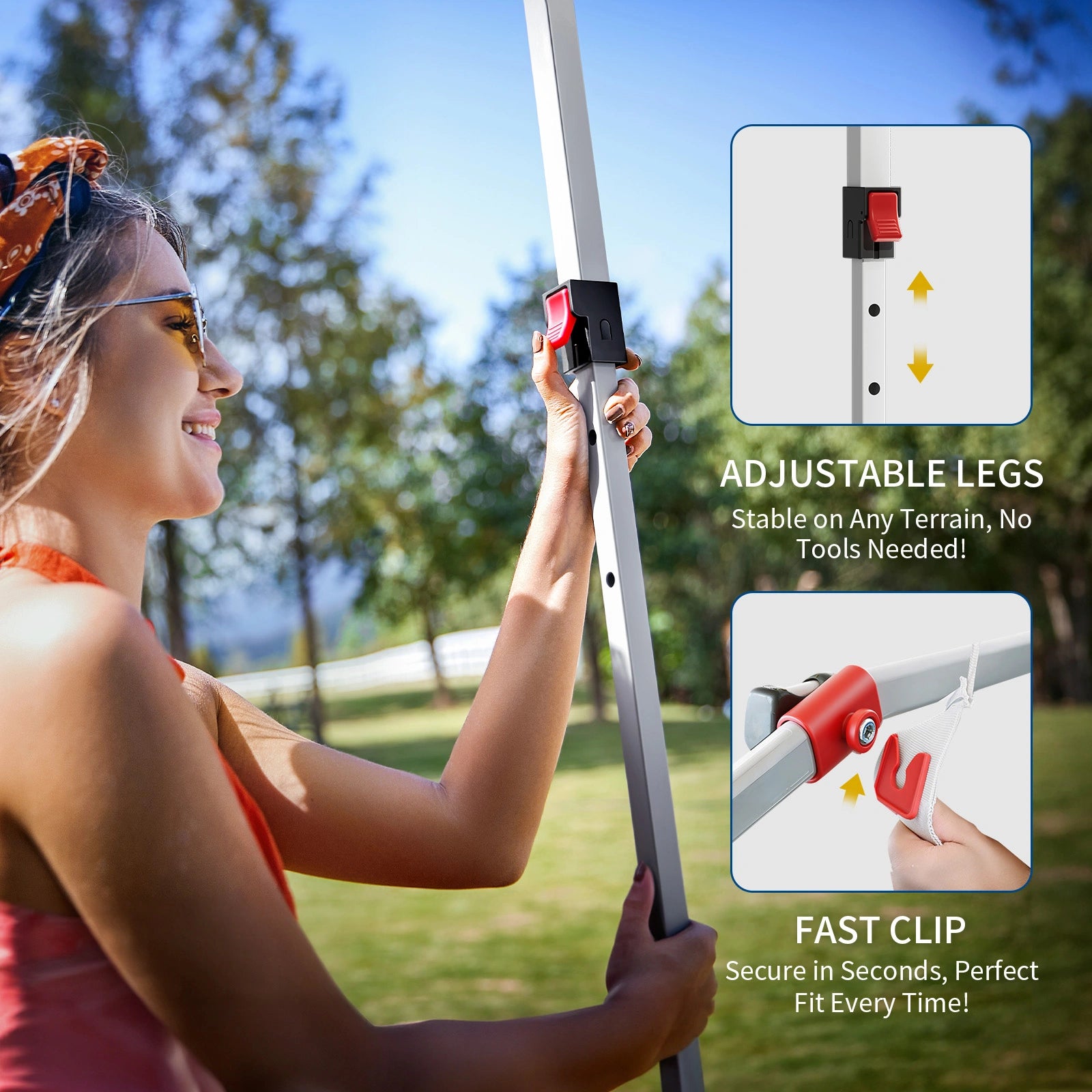 CenterLOK® 10' x 10' Canopy | 1 Sidewall