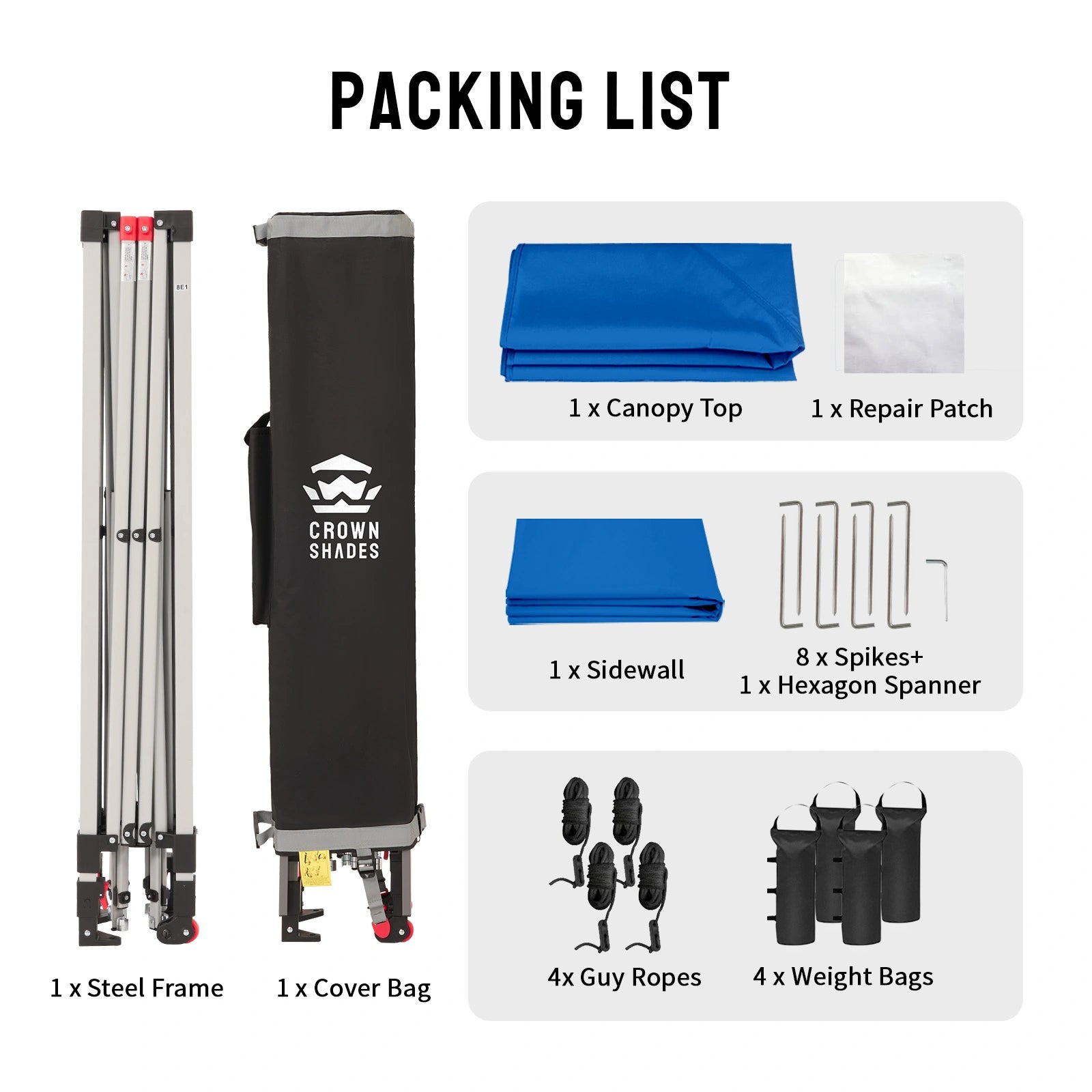 CenterLOK® 10' x 10' Canopy | 1 Sidewall