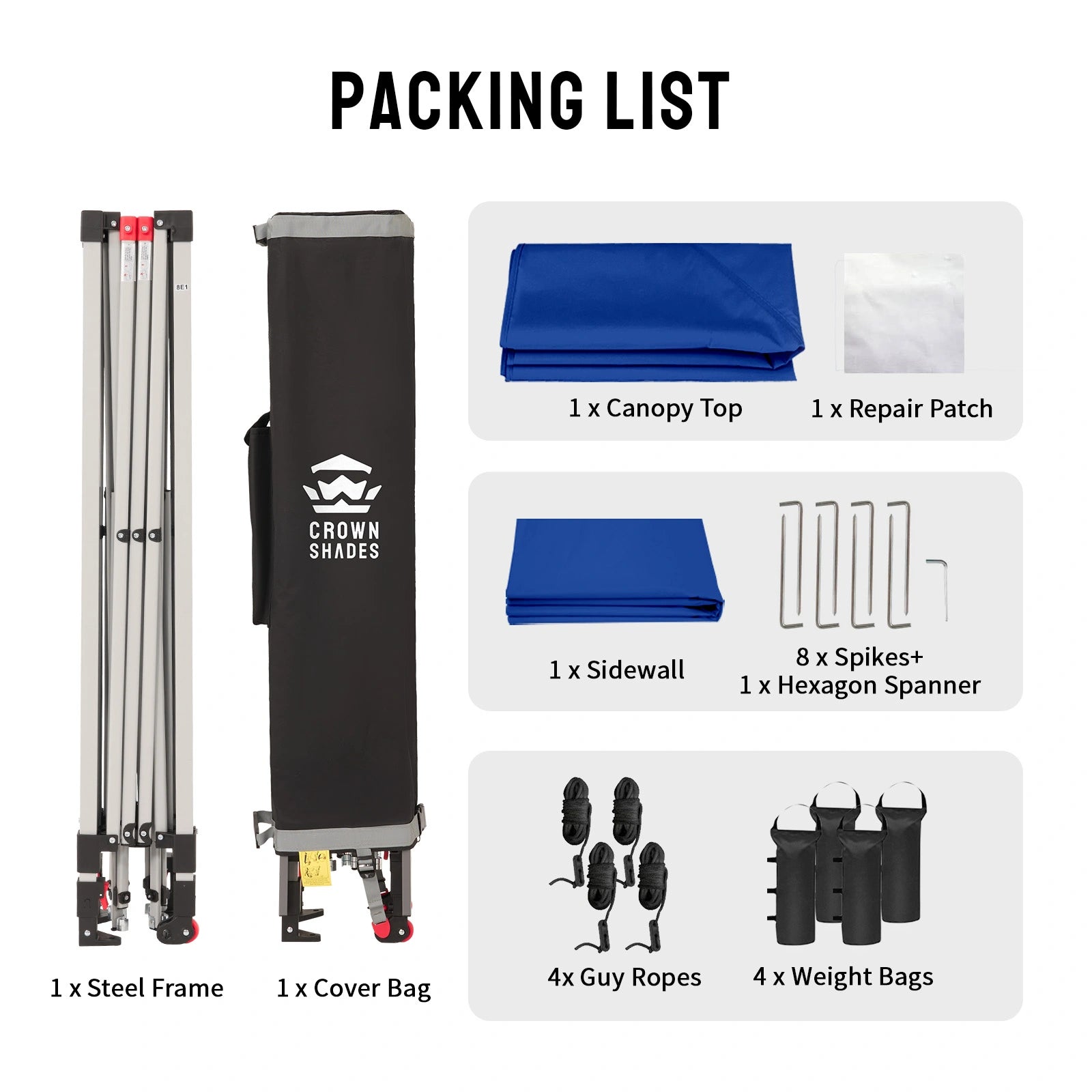 CenterLOK® 10' x 10' Canopy | 1 Sidewall