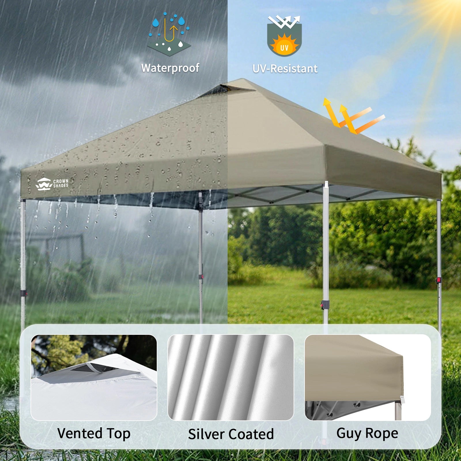 CenterLOK® 10' x 10' One-Push Canopy
