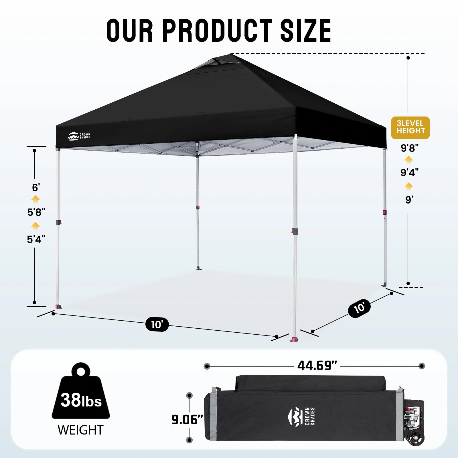 CenterLOK® 10' x 10' One-Push™ Canopy