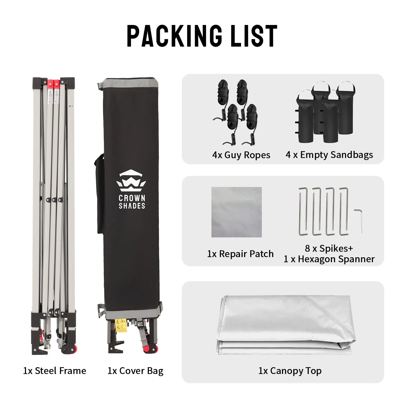 CenterLOK® Tonnelle One-Push™ 10' x 10'