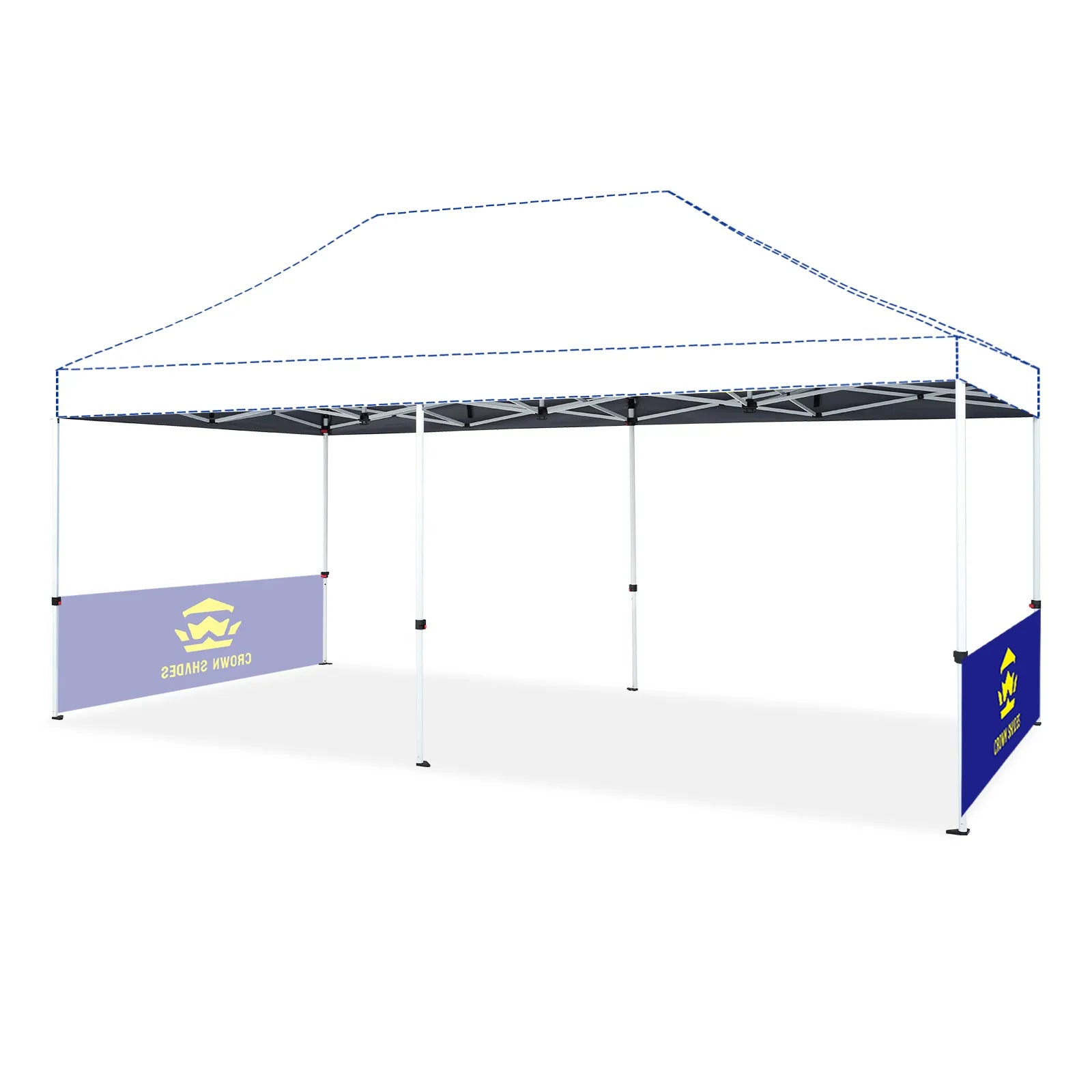 Tetto personalizzato CROWN SHADES – Compatibile con tutti i telai CROWN SHADES