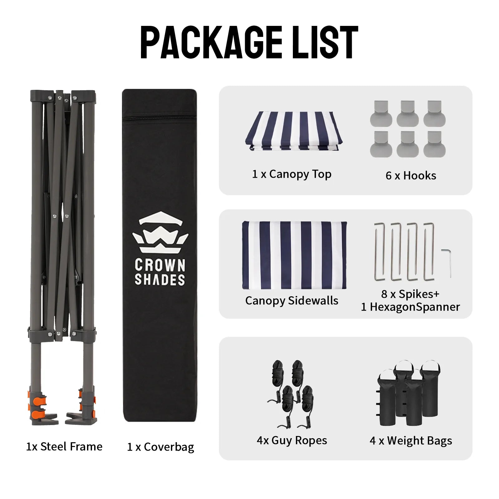 Nano™ 4' x4' Tenda multiuso