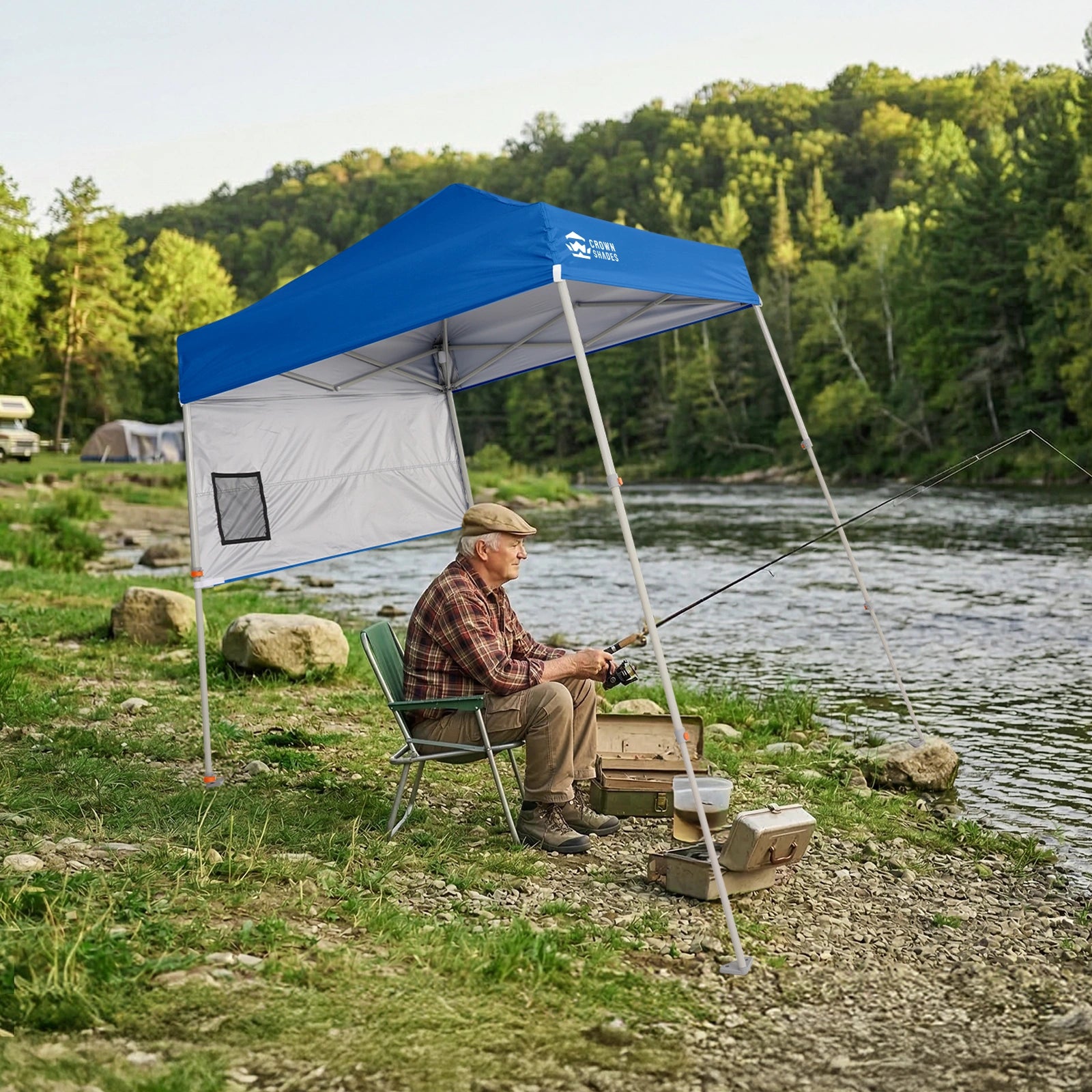 Feather-Lift™ 5' x 5' Canopy with Instant Sidewall