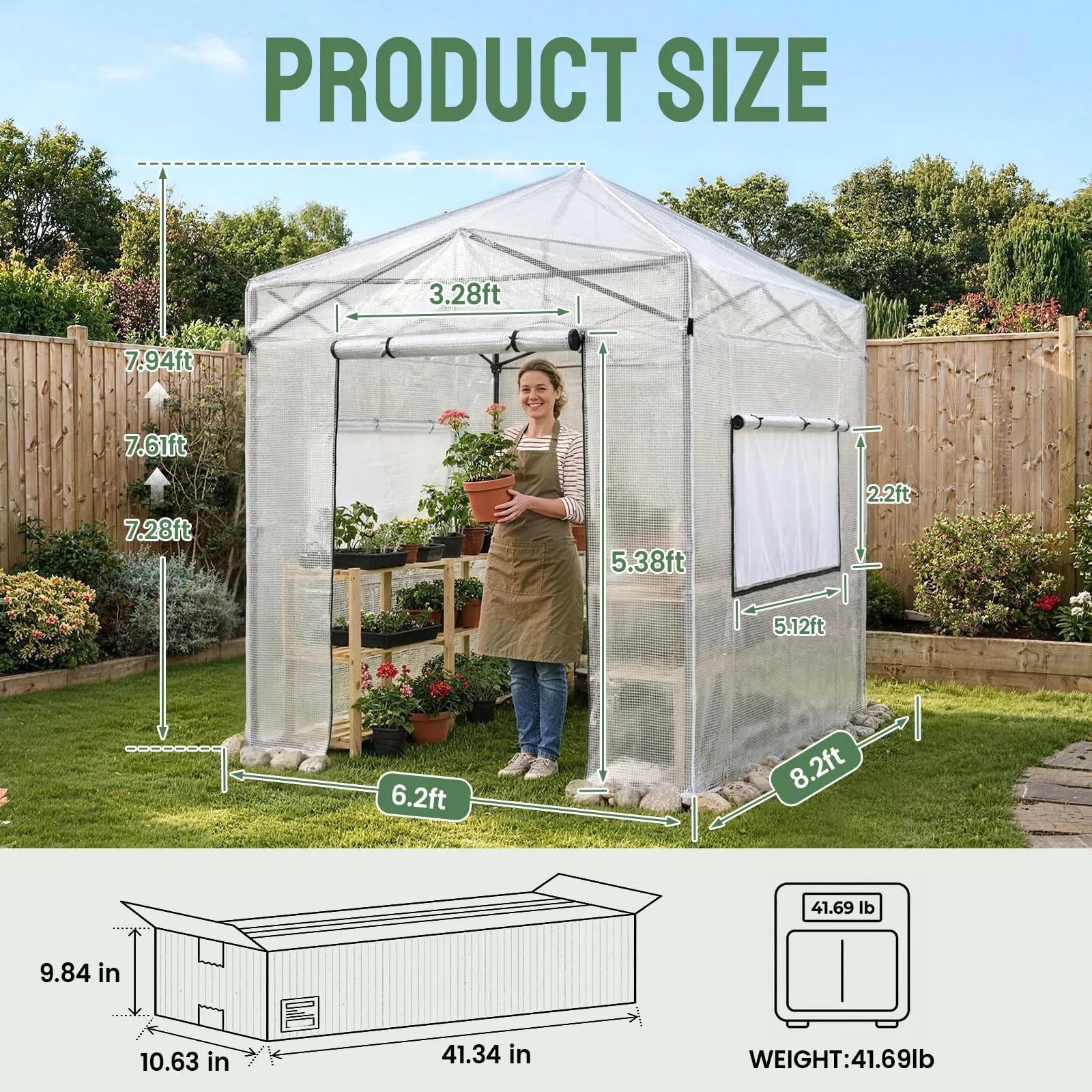 Insta-Grow Serre Pop-Up 6'x8'