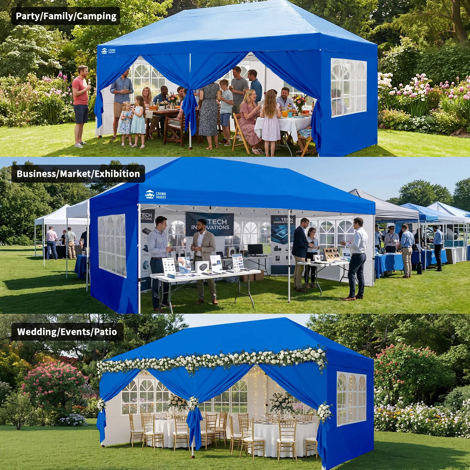 Swift-Lock 10'x20' Canopy | 6 Sidewalls