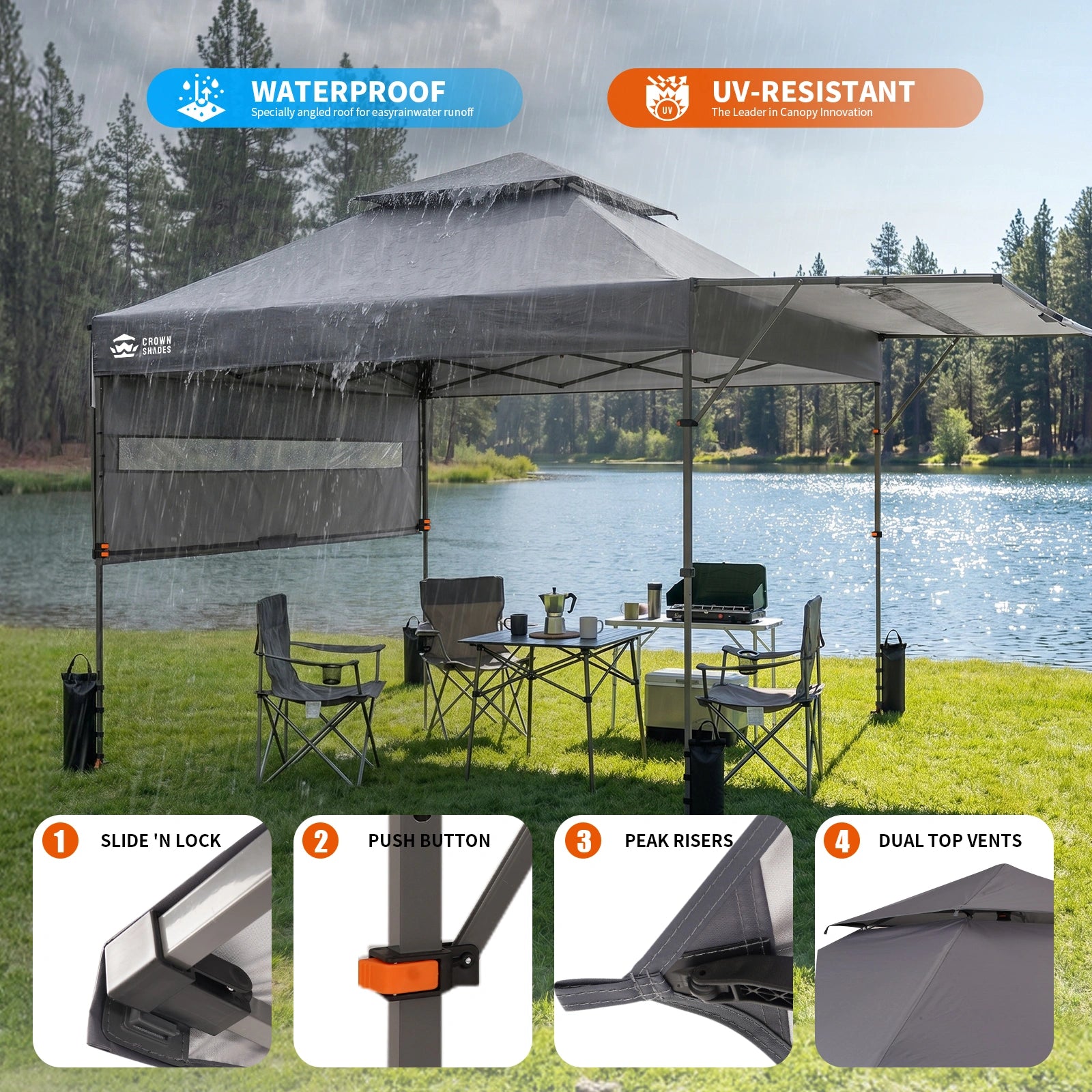 Vista 10' x 18' Carpa | Toldos dobles