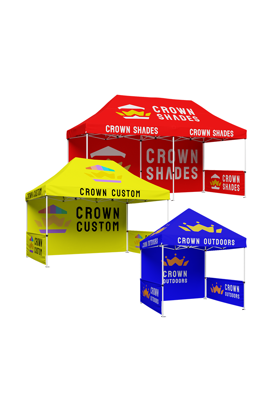 Custom Canopy Tents | Personalized Outdoor Shade by Crown Shades ...