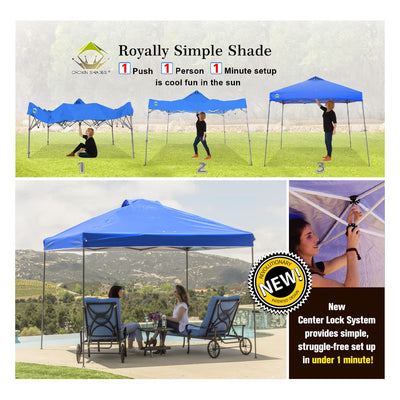 happy people sonnensegel 10x10 Pop-Up-Überdachungszelt mit Tragetasche – Tragbarer Outdoor-Unterstand für Sport und Veranstaltungen