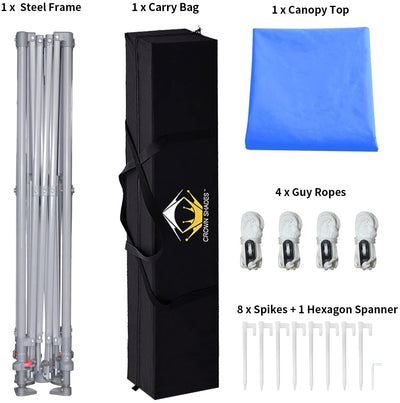 Carpa plegable 10x10 con bolsa de transporte – Refugio portátil para deportes y eventos