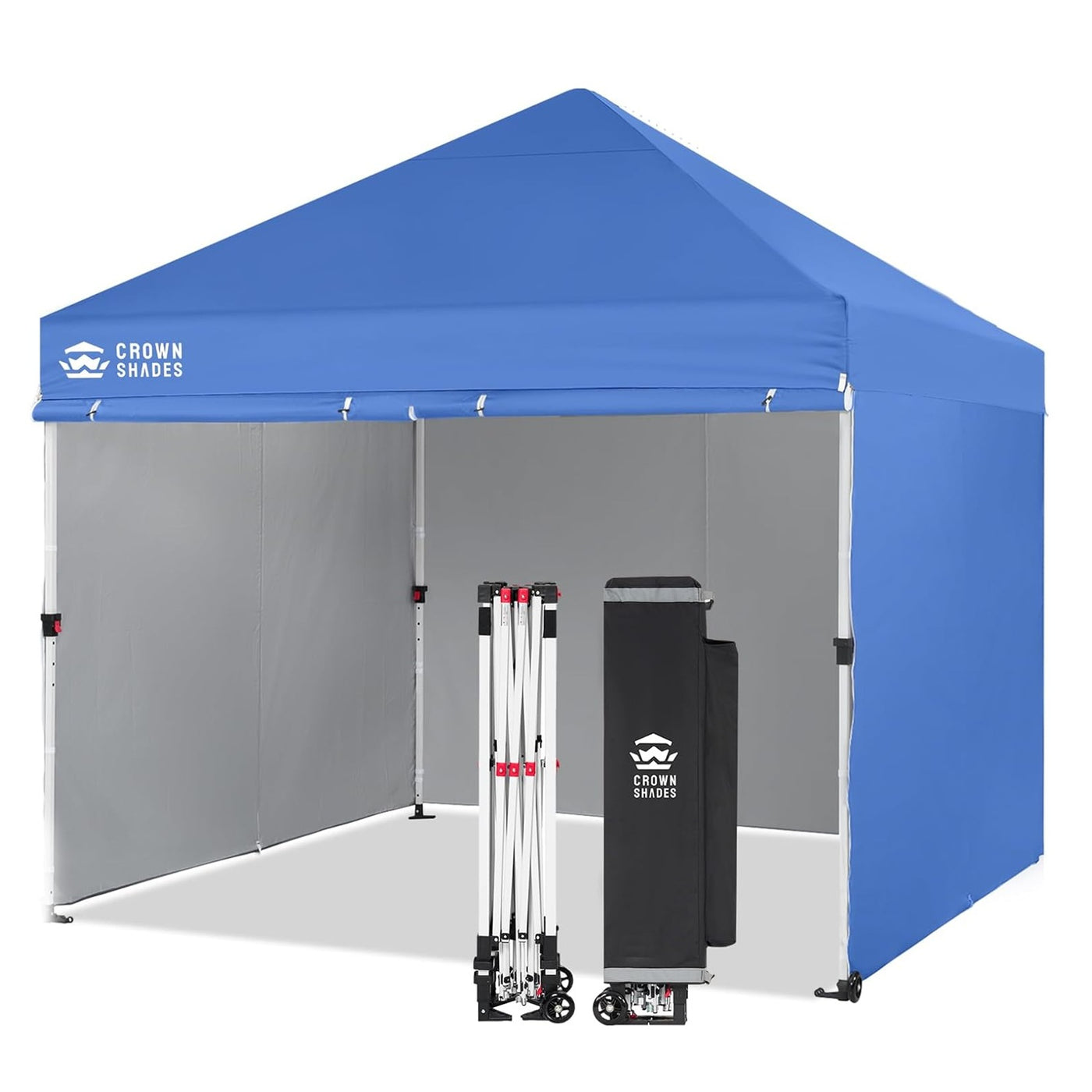 Crown Shades 10x10 Commercial Canopy with Sidewalls