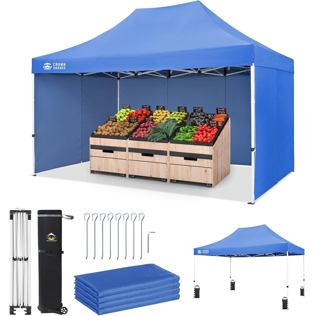 10x15 Kommerzielles Pop-Up-Überdachungszelt – Hochleistungs-Sofortschutz