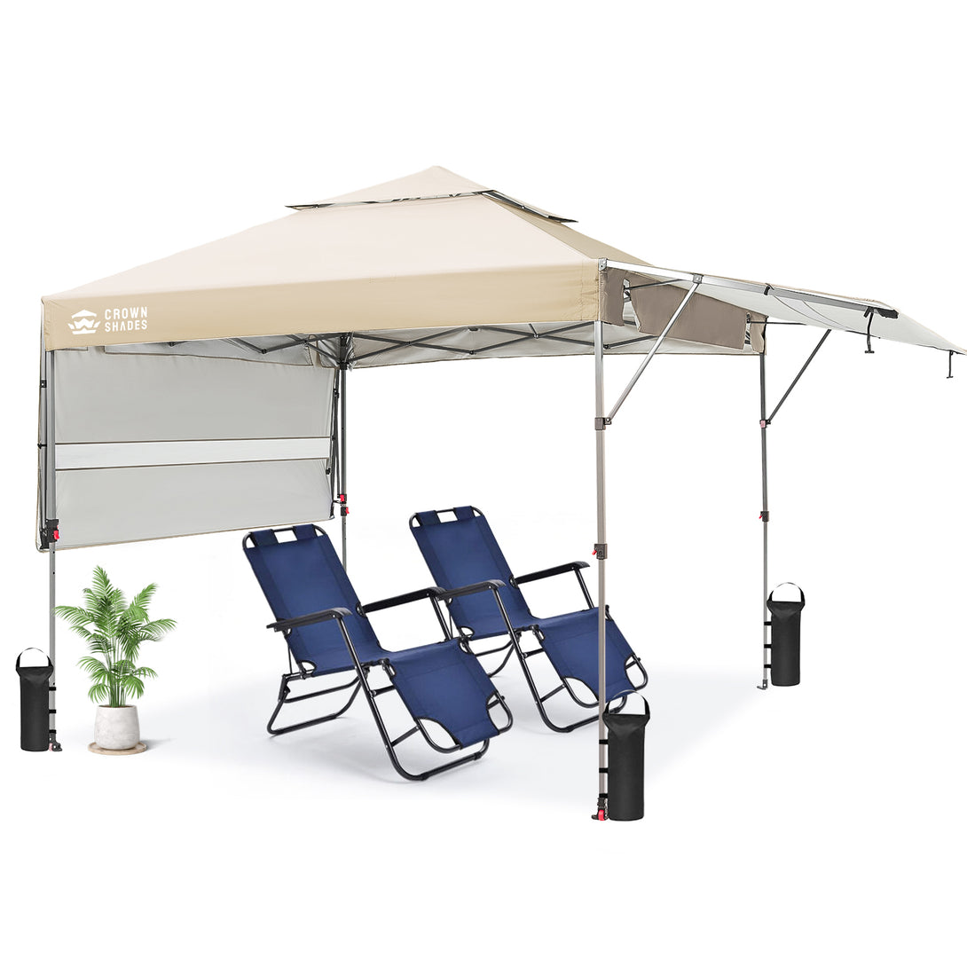 10x18 Pop Up CenterLOK™ Canopy with 2 Extend Awnings
