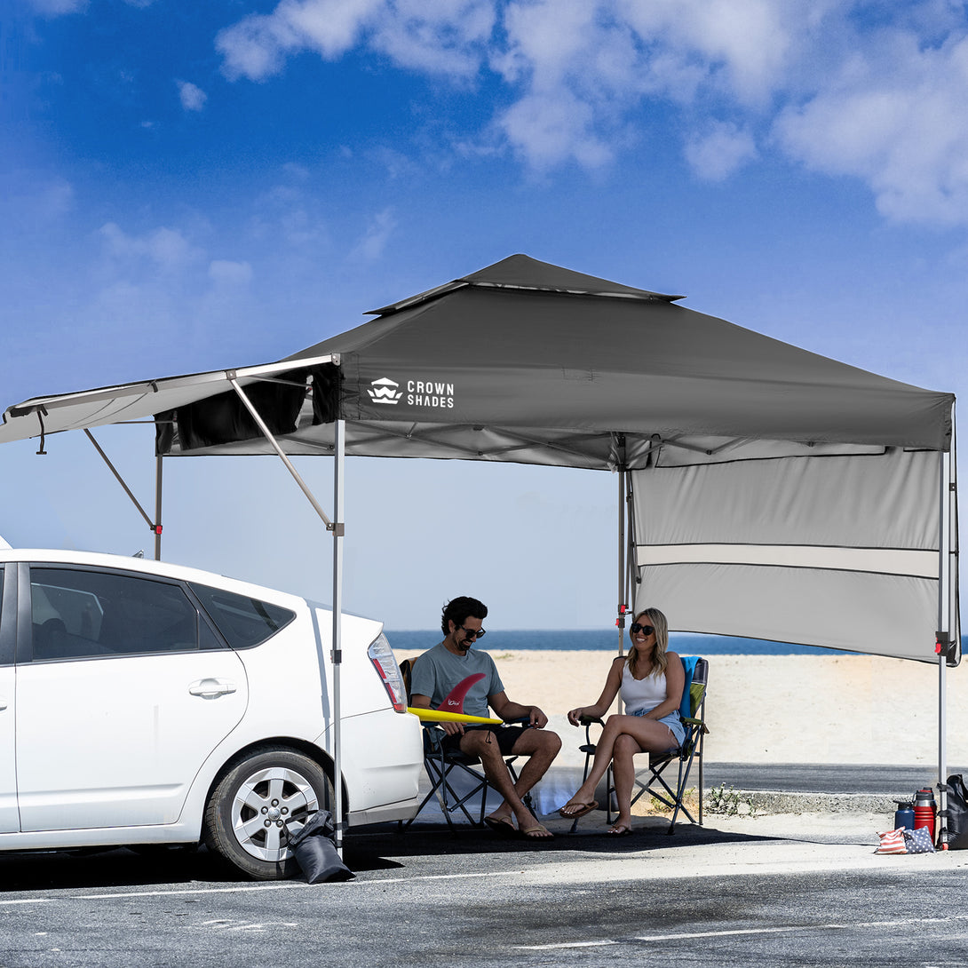 10x18 Pop Up CenterLOK™ Canopy with 2 Extend Awnings
