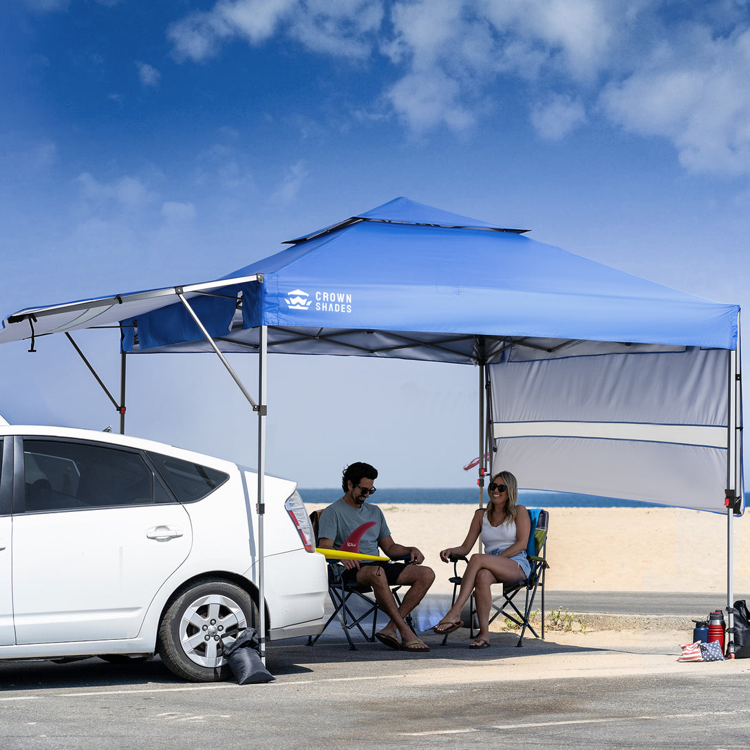 10x18 Pop Up CenterLOK™ Canopy with 2 Extend Awnings