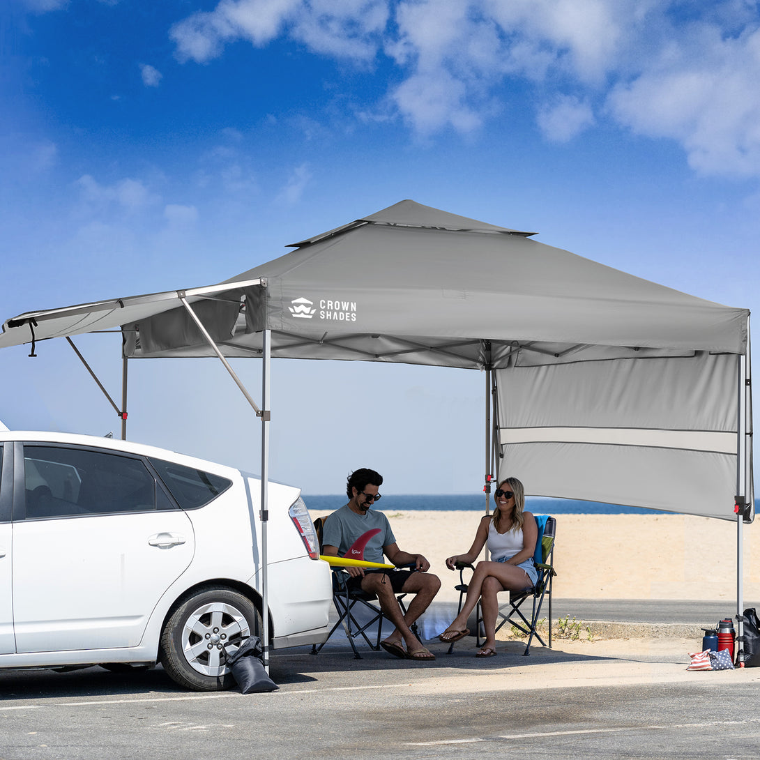 10x18 Pop Up CenterLOK™ Canopy with 2 Extend Awnings