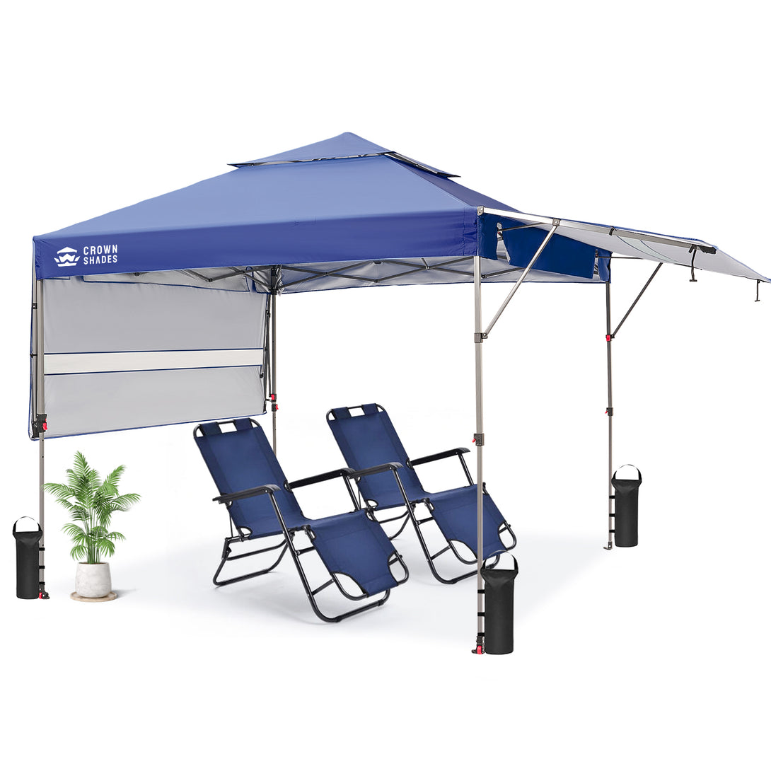 10x18 Pop Up CenterLOK™ Canopy with 2 Extend Awnings