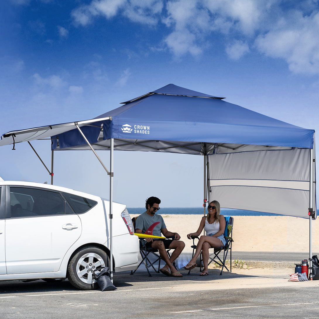 10x18 Pop Up CenterLOK™ Canopy with 2 Extend Awnings