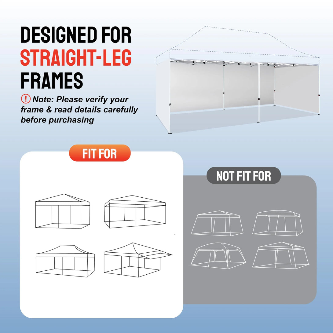 10x20 Canopy Sidewalls (4pck)