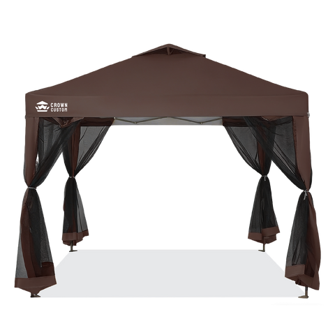 Crown-Outdoor 10'x10' Gazebo Mesh Walls