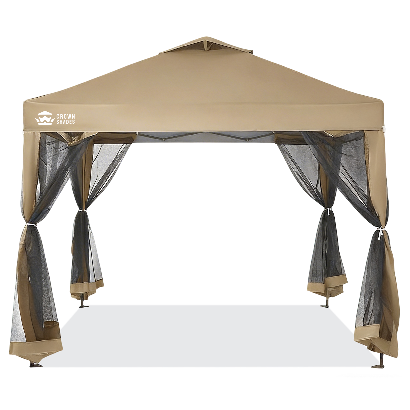 10x10 Pop Up Gazebo Canopy - Mesh Walls