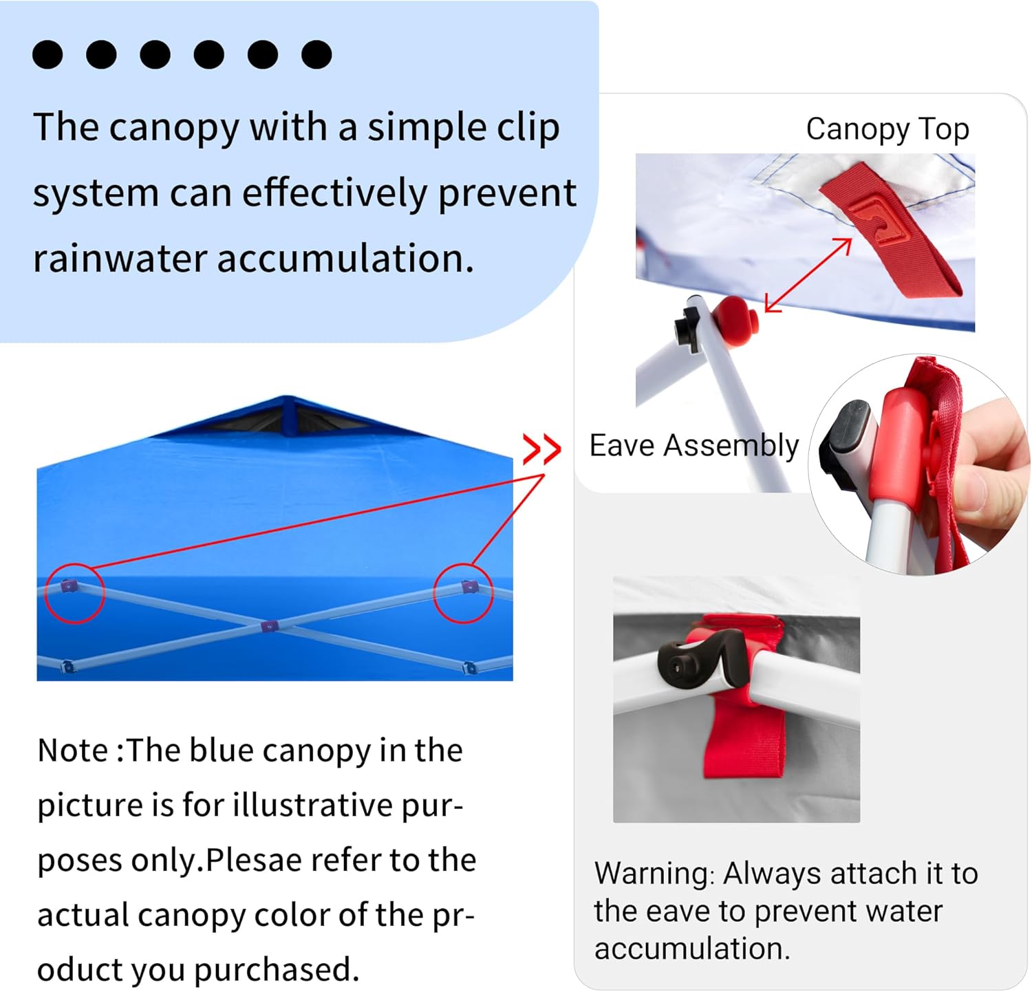 CROWN SHADES RM100H Replacement Canopy Top