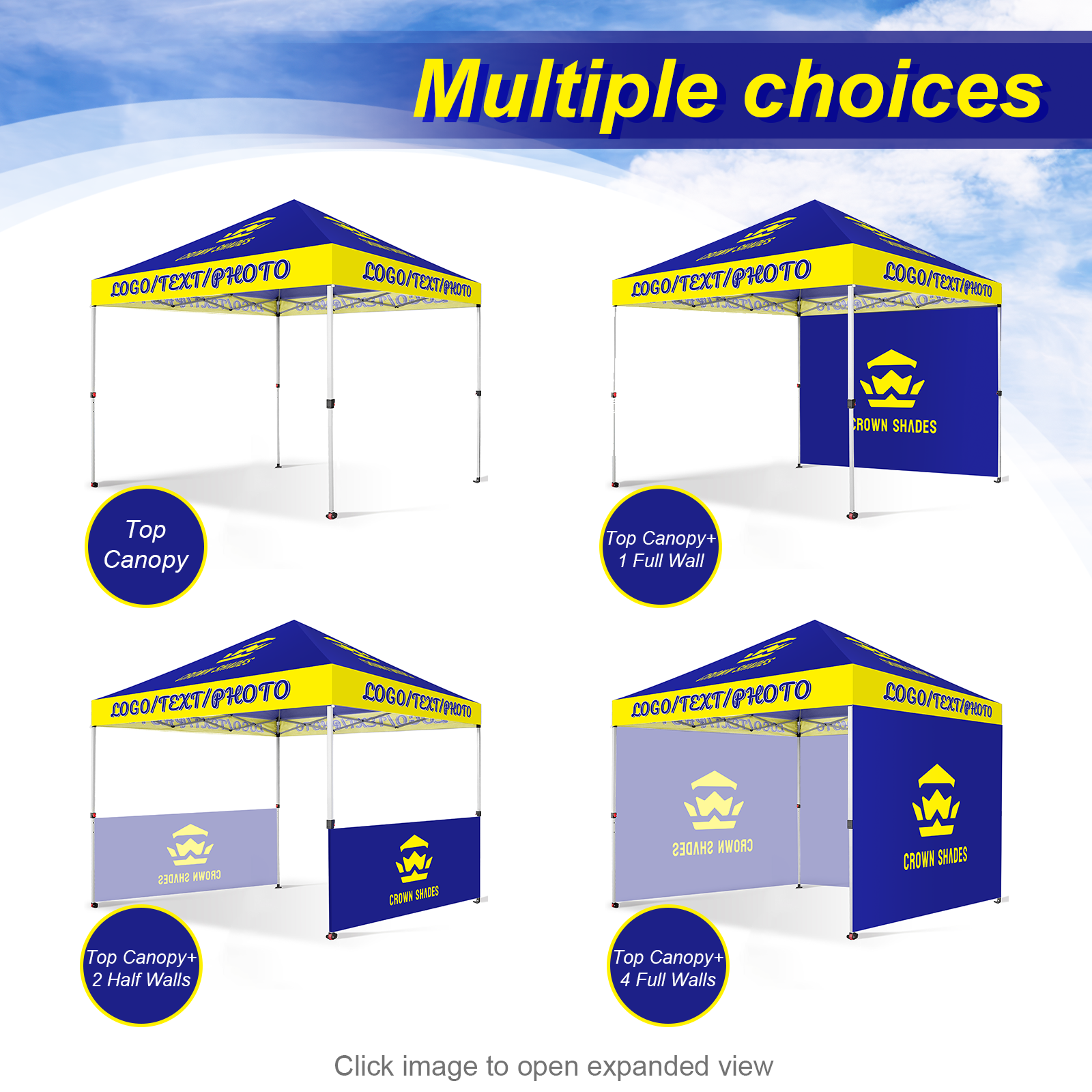 Custom Shield™ Canopy | Fabric Only | Top & Sidewall